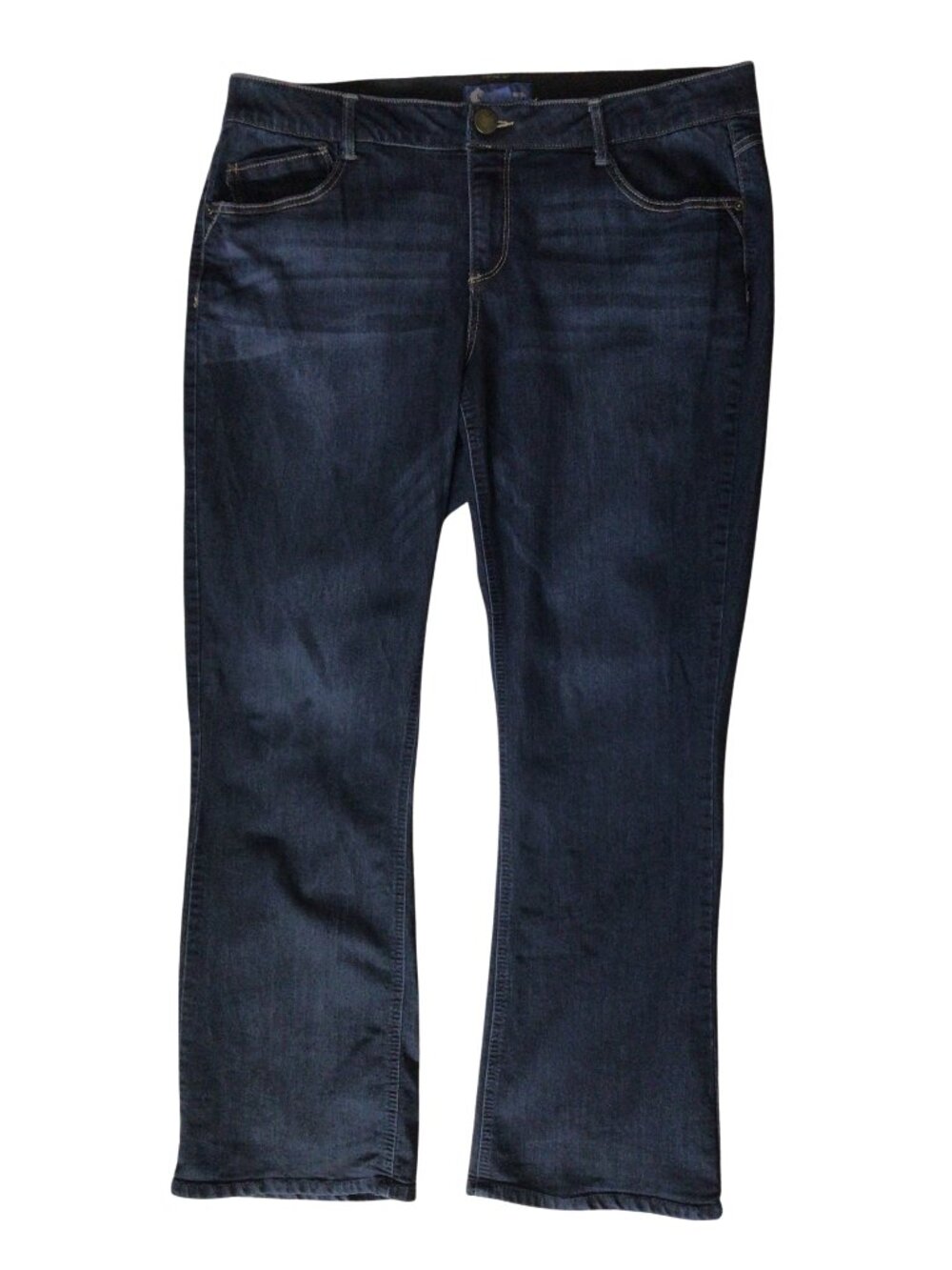 Democracy Jeans Women’s 18 W Blue Ab Solution Bootcut Dark Wash 18W Boot Cut
